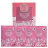 Sales de Cristal para Baño de Pies con Glaseado de Azúcar Rosa Kit de Cuidado de Pies Barro de Cristal Set de Cuatro Pasos Fabricante Transfronterizo para Eliminar Tejido de Piel de Naranja