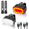 Luz de bicicleta al por mayor faro de bicicleta luz trasera traje carga USB iluminación para ciclismo nocturno equipo para exteriores gran cantidad Congyou