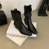 Botines Vaqueros Western Elegantes 2026 Otoño/Invierno Nuevos Botas de Caballero Retro con Pliegues y Tacón Grueso hasta Media Pantorrilla