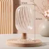 Frasco Espiral de Vidrio para Cerillos, Botella Corrugada de Vidrio de Alto Borosilicato para Cerillos, Frasco para Guardar Frijoles, Botella Invertida para Semillas