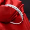 Pulsera al por mayor Dragón y Fénix Auspicioso III Flor de Sarga Pulsera Plateada para Mujer Pulsera Piscis Flor de Loto