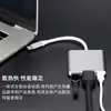 Adaptador 3 en 1 de Tipo C a HDMI Cable convertidor 4K Convertidor para teléfono móvil y portátil Cable de alta definición Estación de acoplamiento
