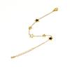 Pulsera de estrella de nácar simple y de moda estilo nicho ins coreano para mujer acero de titanio oro de 18 quilates pulsera moderna que combina con todo