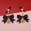Pinzas para pezones de pata de gato de SM con campana de mariposa para hombres y mujeres, juguetes sexuales de entrenamiento de senos, pinzas eróticas de metal para pezones con campana
