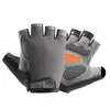 Luvas de Ciclismo Meio Dedo para Homens e Mulheres, Esportes ao Ar Livre, Montanhismo, Absorção de Choque, Silicone Antiderrapante, Malha Respirável, Proteção Solar, Luvas Finas