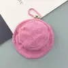 Bolsa Pequeña Dopamina para Guardar Monedas Gorro de Cubo de Pana Estilo Estuche para Auriculares Llavero Colgante Accesorio