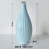 Venta al por mayor transfronteriza al contado jarrón de cerámica simple y moderno adornos de escritorio de alta gama artesanías accesorios para el hogar arreglo floral