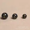 Ágata Negra Natural Amuleto da Paz Banhado a Ouro Contas Soltas, Contas Soltas Esculpidas Banhadas a Ouro de Ágata, Materiais para Joias DIY