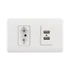 Enchufe de Brasil enchufe USB de Brasil enchufe de interruptor de pared
