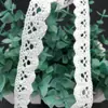 Encaje de Algodón Textil para el Hogar Decoración de Falda Blanco Liso Encaje de Algodón Accesorios de Ropa DIY Fabricante de Encaje de Algodón Venta al por Mayor