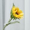Simulación de flores hidratantes para disparar girasoles, accesorios decorativos, decoración del hogar, diseño de recepción de hotel, flores de simulación