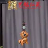 Colgante Llavero Caballo de Madera Arcoíris, Colgante para Teléfono Pony del Zodiaco Yiming Xianyuan, Colgante Decoración de Bolso