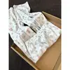 Pantalones Deportivos Casuales Talla Grande 150 kg con Estampado de Perro Lindo para Mujer Primavera Verano Delgados Sueltos Perezosos de Pierna Ancha