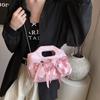 Bolso Lazo Coreano Ins 2024 Nuevo Diseño Nicho Bolso Bandolera Commuter Moda Simple Axila Bolso de Mujer