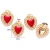 Cráneo Gótico Vintage Amor Cruz Goteo de Aceite DIY Accesorios de Joyería de Aleación Pulsera Collar Colgante W273