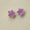 Coreano pequeño fresco color caramelo brillo estrella de cinco puntas gorda diy accesorios de resina aretes accesorios para el cabello material para tocado al por mayor