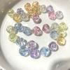 Cuentas sueltas de acrílico transparente de 18 mm, coloridas y con forma especial, para hacer tú mismo, para colgar en el coche o para hacer una cadena para teléfono móvil.