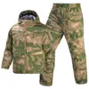 Uniforme Tático de Treinamento de Algodão Camuflado de Inverno Refletor Térmico OEM Jaqueta de Algodão Quente para Acampamento ao Ar Livre