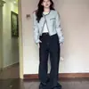 Comercio Transfronterizo Chaqueta Azul Francés Pequeña Fragancia para Mujer 2025 Otoño Nuevo Estilo Petite Elegante de Alta Gama Estilo Corto