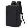 Mochila de gran capacidad, mochila de negocios para portátil, mochila casual para estudiantes, regalo para evento corporativo con interfaz USB