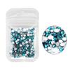 Qualidade transfronteiriça broca de unhas manicure misturada pequenas jóias comércio internacional um diamante tamanho misto SS4-SS12 vidro Diamante 500 PCs