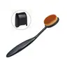 Não. 4 Pincéis para Base em Formato de Escova de Dentes, Pincel de Maquiagem Portátil, Pincel para Base, Pincel para BB Cream, Ferramenta de Beleza Única, Sem Pó, Sem. 4