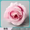 Rosa encaracolada pequena de simulação 5,5 cm cabeça de flor parede de flores arranjo de flores decoração de casa flor de grampo flor de artesanato DIY decoração flor artificial