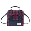 Bolsa Tote Xadrez Retrô para o Dia a Dia de Mulheres 2026 Primavera Nova Tendência Estilosa Luxo Leve Patchwork Ombro Único Ombro Duplo Mochila