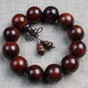 Venta al por mayor de fábrica Pulsera de palo de rosa rojo Pulsera de cuentas de Buda Rosario de palo de rosa antiguo Suministro de puesto