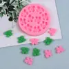 Uma Variedade de Moldes de Silicone de Flores Pequenas, Moldes de Silicone para Bolos de Fondant, Flores, Folhas, Decorações de Sobremesas