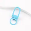 Chaveiro Popular de Metal Pintado em Cores Doces Gancho de Porta em Forma de U Spray Colorido Pingente de Bolsa Acessórios para Joias DIY