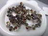 6mm 8mm Furo Transversal Cristal de Morango Cristal Multifacetado Contas Soltas DIY Pulseira Feita à Mão Acessórios de Joias para Pendurar no Carro Contas