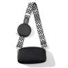 2025 Nueva Llegada Estilo Japonés y Coreano Combinable Material PU Simple Casual Bolso de Hombro Cruzado Bolso de Mujer Correa Ancha para el Hombro Bolso Cuadrado Pequeño