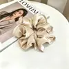 Goma de pelo scrunchie vintage versátil extragrande para adultos, elegante scrunchie floral para coleta