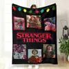 Manta Cálida Estampada de la Serie de Televisión Americana Stranger Things, Manta Espesa de Felpa, Forrada de Vellón, Producto Más Vendido, Nueva Manta de Franela en Aliexpress