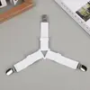 Fivela de lençol com elástico ajustável, clipe fixador de lençol, porta-toalha de mesa triangular, cinto fixador de lençol