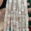 Ventas Directas de Fábrica Cuarzo Rosa Natural Forma Cuadrada 8x8mm Cristal Rosa Cabello de Conejo Cubo de Azúcar Cuentas Cuadradas Productos Semi-Terminados