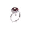Anillo giratorio con hebilla de loto de seis caracteres, estilo retro, de cera de abejas, pimienta de sangre y plata de ley S925 de un ciervo
