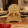 Fornecimento Direto da Fábrica Yang Yang De Yi San Yang Kai Tai Enfeites Resina Imitação de Madeira Atração de Riqueza Hall de Entrada Recepção Display Presente de Inauguração