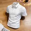 Camiseta Masculina Manga Curta da Moda para o Verão, Estilo High-Street Versátil, Top da Moda Masculina de Verão