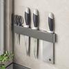 Suministro de fábrica cocina blanco estante de almacenamiento multifuncional soporte para cuchillos para colgar en la pared sin perforar soporte para cuchillos de cocina estante para guardar cuchillos