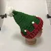 Comercio Exterior Amazon Transfronterizo Nuevo Sombrero Tejido a Crochet Hecho a Mano Navideño Padre-Hijo Moda Navideña Sombrero de Fiesta Personalizado