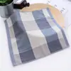 Toalla Cuadrada de Gasa Nueva Tipo Grado A para Maternidad e Infancia, Toalla de Algodón 100% Rayada por Ambos Lados, Toalla Facial, Venta al por Mayor desde el Fabricante