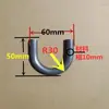 Gancho de Solda Anel em Forma de U de Ferro Sólido, Dobra de Barra de Ferro em Forma de Arco Semicircular, Gancho de Fivela em Forma de U, Dobra de Barra de Orelha de Levantamento