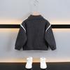 Suéter Chaqueta para Niño Otoño e Invierno 2025 Nuevo Bebé Rojo Cárdigan de Punto Top Niño Estilo Coreano Chaqueta de Invierno