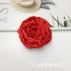 Estilo Coreano Telas de Seda y Satén Flor de Tela Flor de Rollo Rosa Accesorios Florales Accesorios para el Cabello DIY Diademas para Niños Accesorios Florales Pequeños Hechos a Mano Accesorios para Ropa