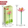 Bloques de Construcción Serie Flores Puzzle Lele Brothers Bloques de Construcción de Partículas Pequeñas Ensamblaje Rosa Simulación Compatible con un Modelo de Bloques de Construcción Alto