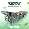 Lavadora automática de burbujas de acero inoxidable para dátiles y uvas, Lavadora de verduras de hoja Fuwangda