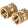 Tuerca de Cobre Moleteada de Agujero Pasante Tipo A Moldeada por Inyección Tuerca de Cobre Inserto Interno Tuerca Venta al por Mayor M2/M2.5/M3/M4