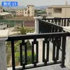 Cerca de Liga de Alumínio, Cerca para Quintal de Mansão, Guarda-corpo de Varanda, Cerca de Jardim Feita Sob Medida, Nova Cerca de Arte em Alumínio Estilo Chinês